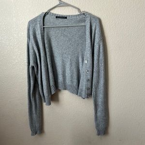 Brandy Melville grey button up